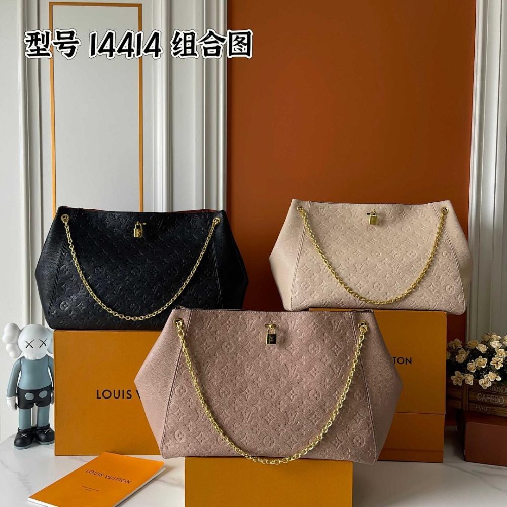 Elegant Monogram Leather Shoulder Bag