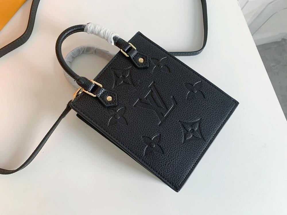 Stylish Refined Leather Shoulder Bag 14x17x5cm
