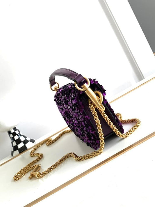 Luxury Stylish Lambskin Shoulder Bag 20x11x5cm