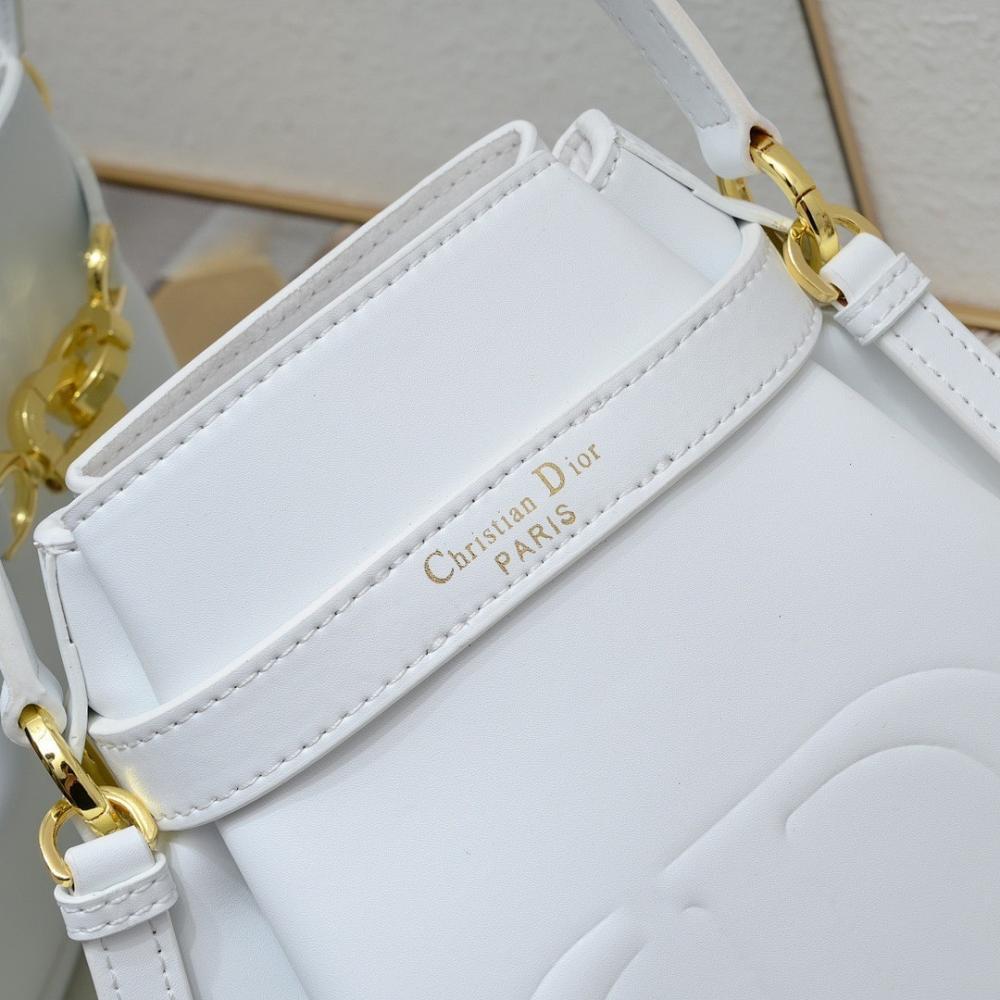 Modern Refined Calfskin Bucket Bag 24x10x24.5cm