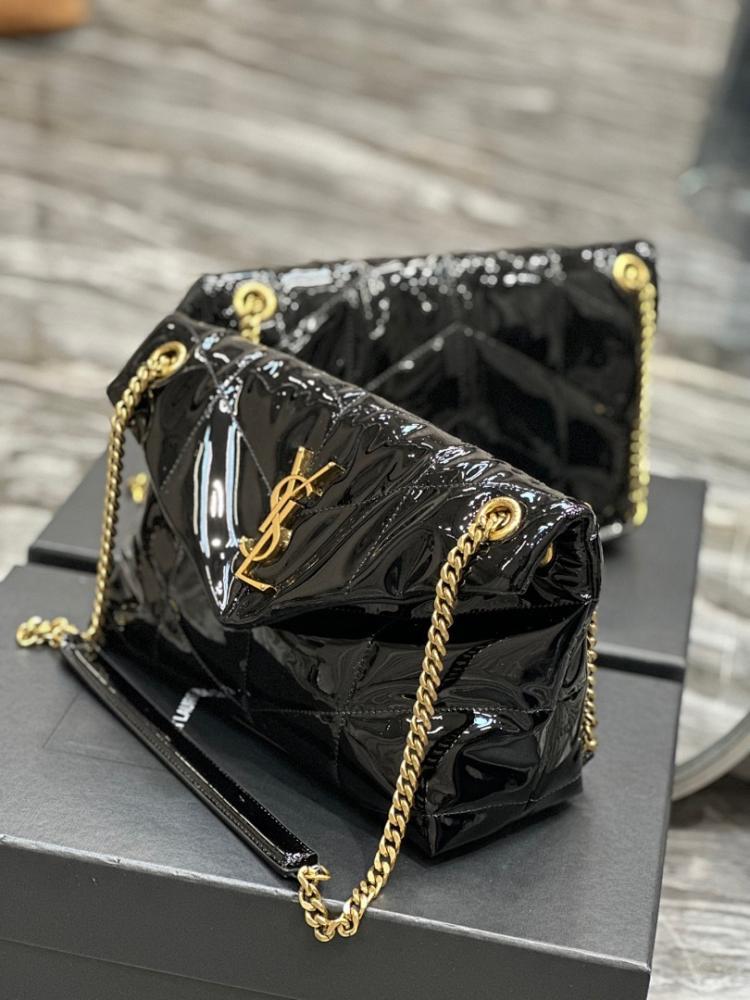 Classic Gold Quilted Leather Shoulder Bag