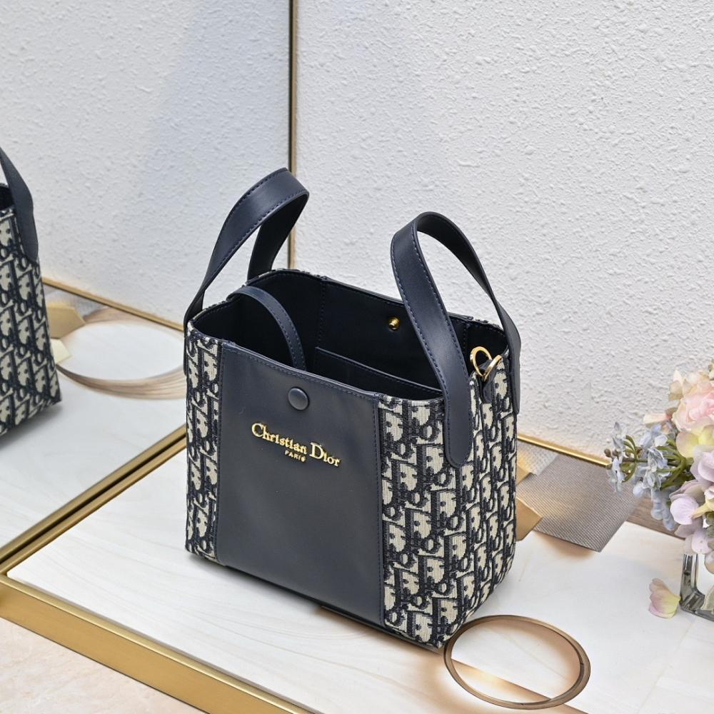 Modern Leather Bucket Bag