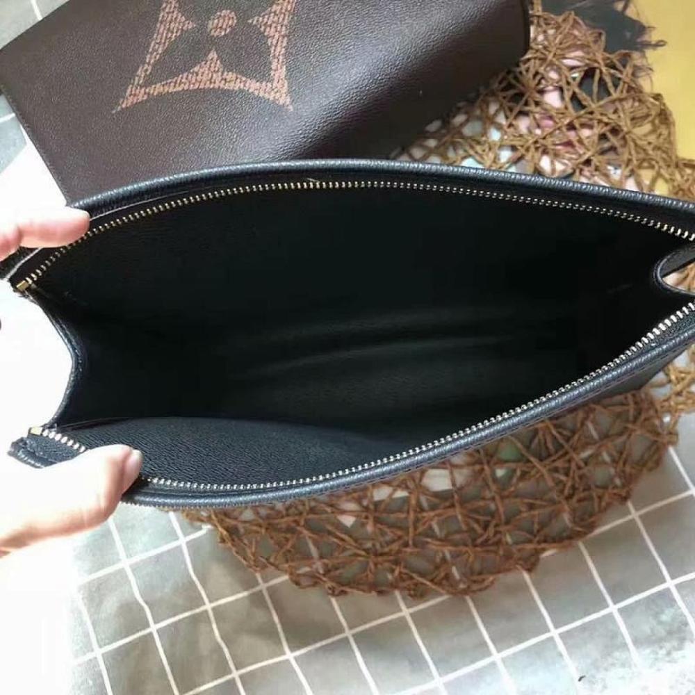 Luxury Elegant Monogram Canvas Top Handle Bag