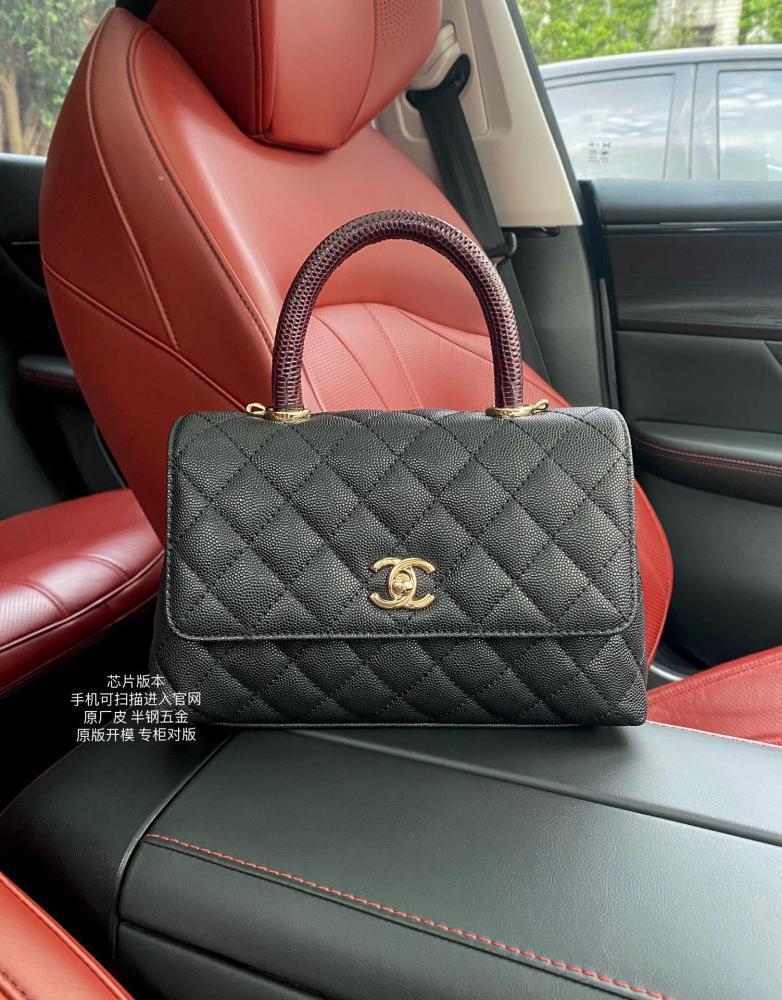 Leather Top Handle Bag Style 344589177