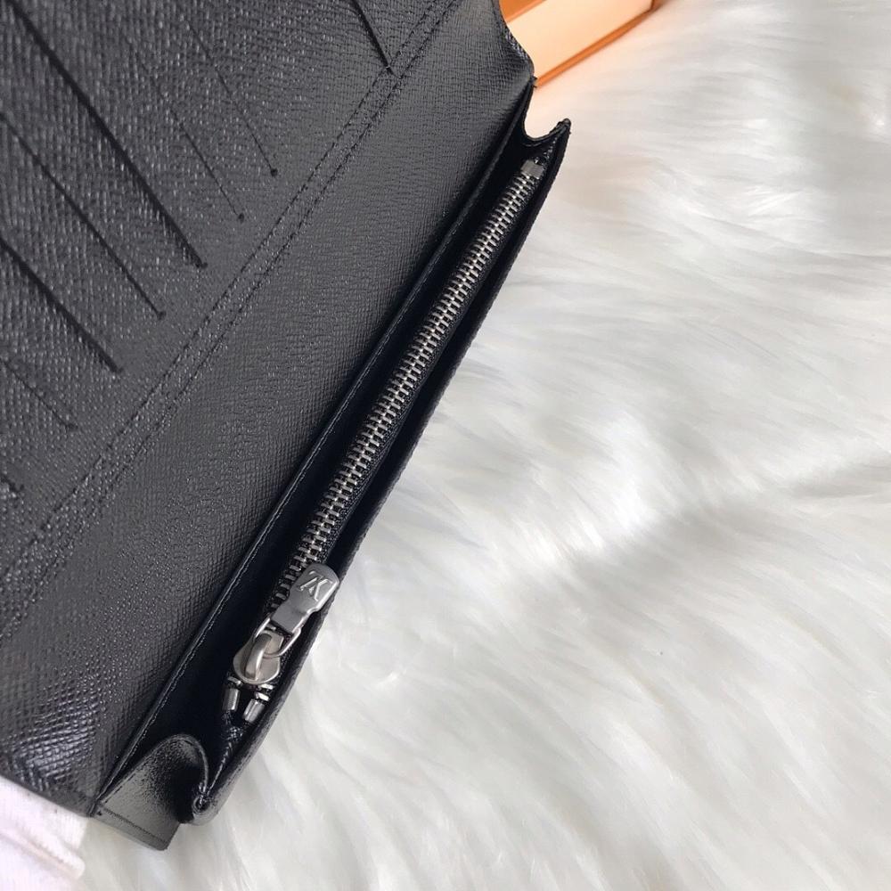 Modern Elegant Leather Wallet 19x10cm