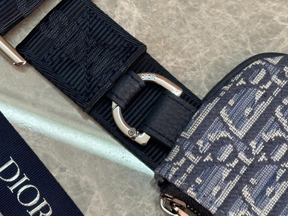 Modern Blue Printed Shoulder Bag