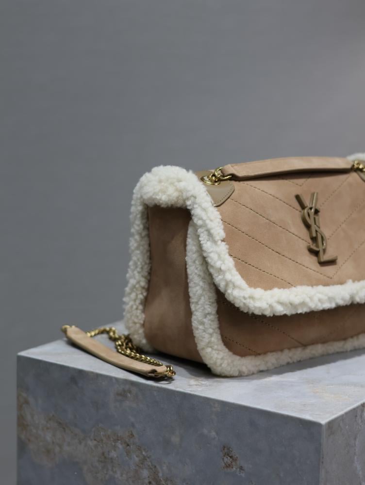 Classic Suede Top Handle Bag