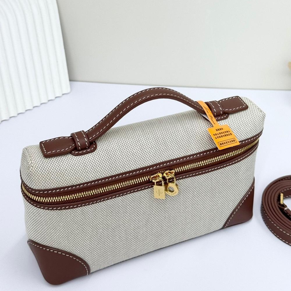 Modern Gold Canvas Shoulder Bag