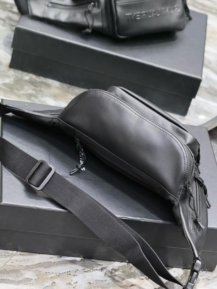 Modern Elegant Leather Shoulder Bag 24x16cm