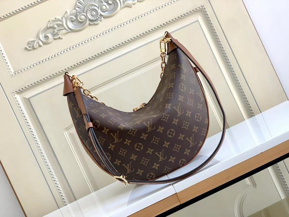 Luxury Stylish Monogram Shoulder Bag Pink 38x30x10cm