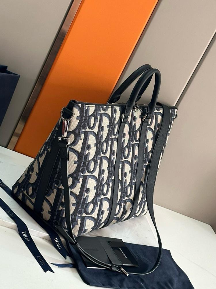 Elegant Stylish Black Printed Leather Shoulder Bag Black/Blue