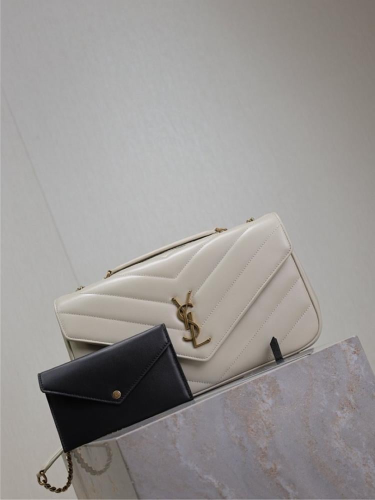 Loulou Leather Shoulder Bag 29x17x8cm