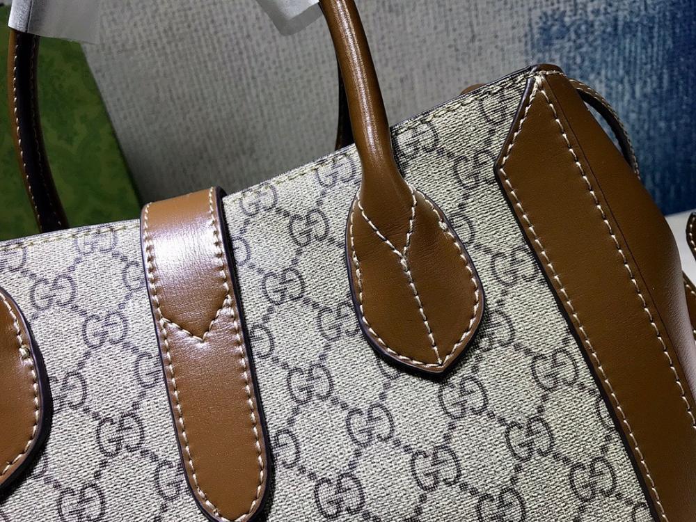 Luxury Leather Tote Bag 30x24x12cm