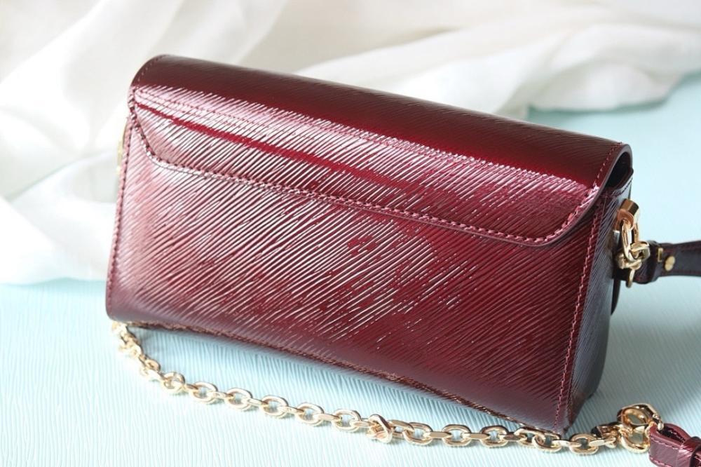 Modern Elegant Leather Shoulder Bag 23.5x12x7cm
